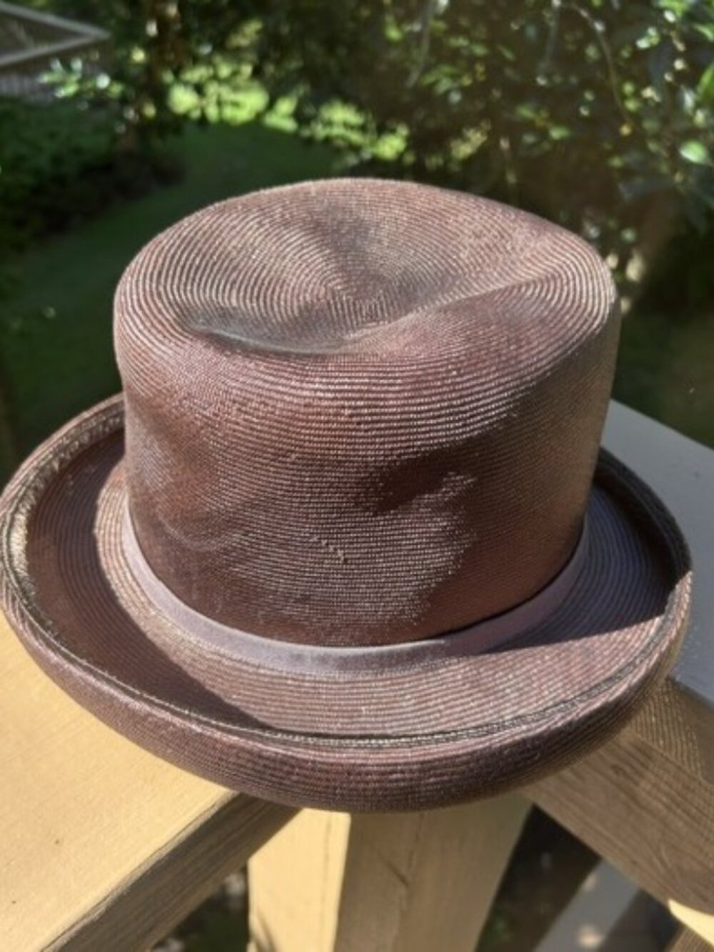 SIMPSON’S Piccadilly Brown Woven Straw HAT